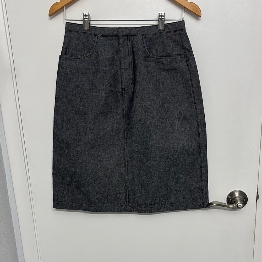 Liz Claiborne Gray Pencil Skirt Knee-Length Work